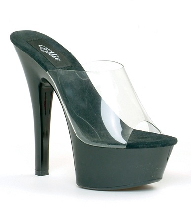 Vanity - 6 Inch Heel Classic Platform Mule